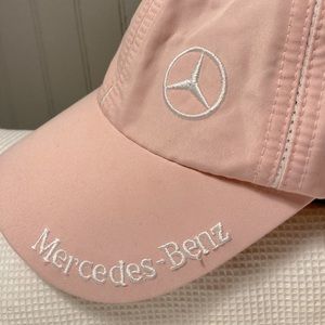 Mercedes-Benz Light Pink & White Hat Adjustable Golf Cap Lightweight
